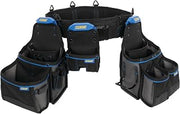 Estwing Professional Contractor Tool Belt Organizer Pouch Set with Quick Connect PROLOCK™ Modular Tool Belt Clip System (42652)