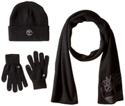 Double Layer Scarf by Timberland – One Size, Rubber, Black, Pack of 3, Model T100488-001-OS