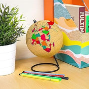 Color in Cork Globe