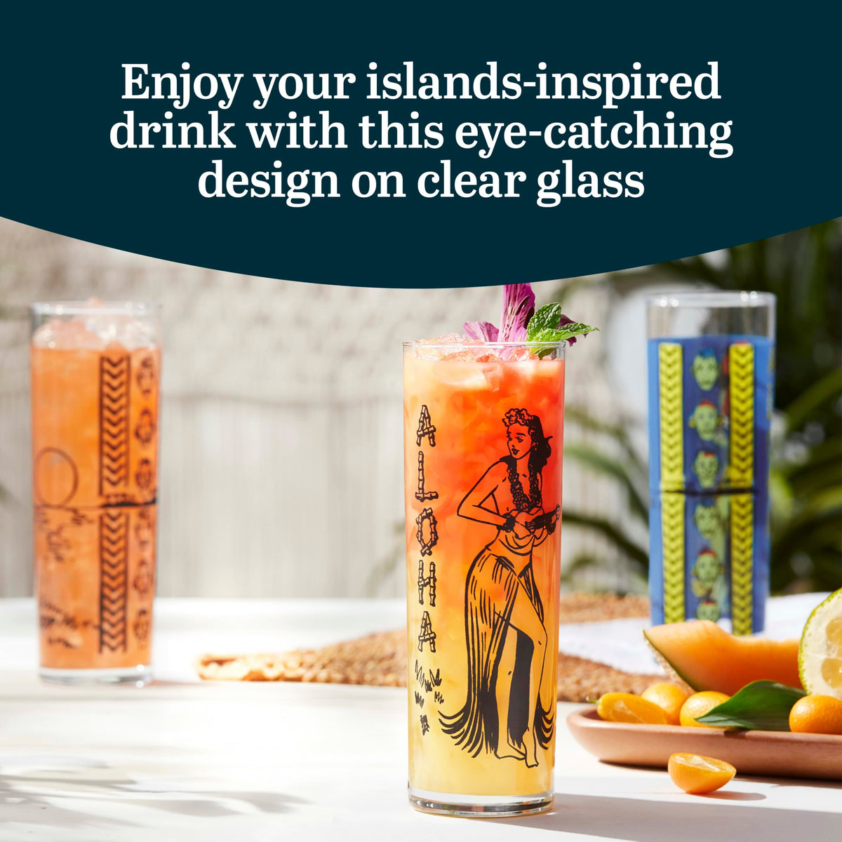 Libbey Tiki Zombie Clear / 13.5 Ounces / Tiki Mixed Drinkware Sets
