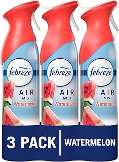 Febreze Air Mist, Odor-Fighting Air Freshener Spray, Room Spray, Watermelon, 8.1oz, 3 count