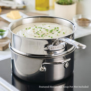Provisions - Stainless Steel Double Boiler Insert by Hestan – 3 Quarts, Stainless Steel, Multicolor, Model 71052