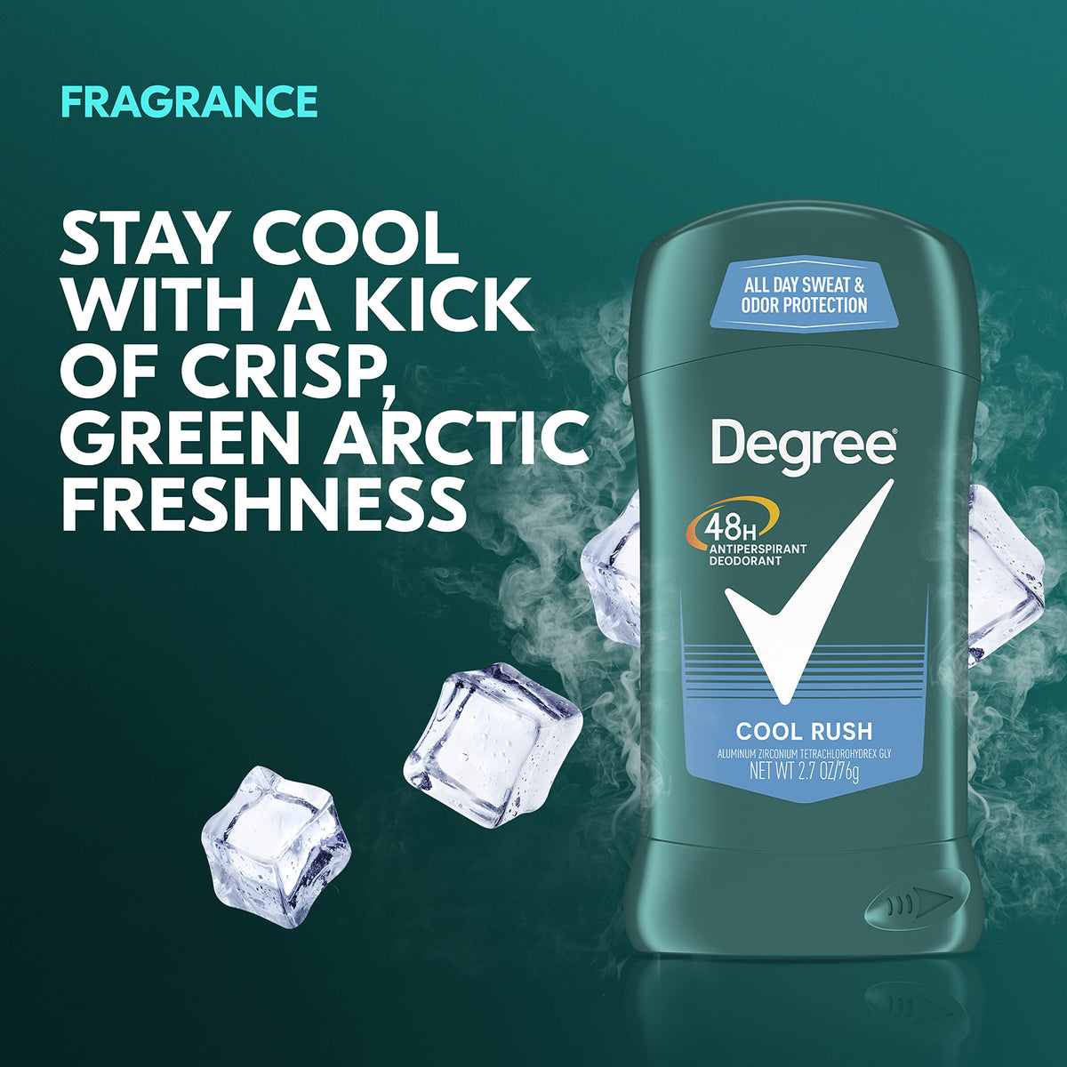 Degree 5.4 Ounce (Pack of 2) / Cool Rush / 1 Antiperspirant Deodorant