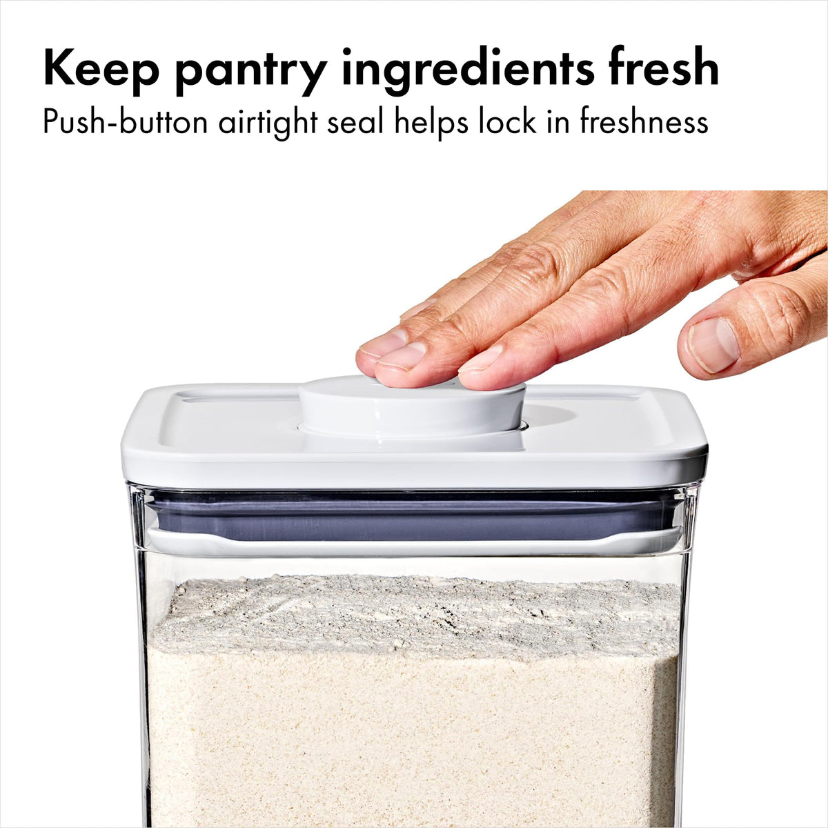 OXO 2 Piece / Prelabeled / Clear Container Sets