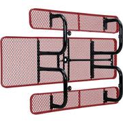 Global Industrial Red / 96 inches x 60 inches x 29.5 inches / Industrial Picnic Tables