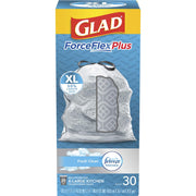 ForceFlex KitchenPro Drawstring Bags by Glad – Large, 20.0 gallons, Plastic, Black, Pack of 180