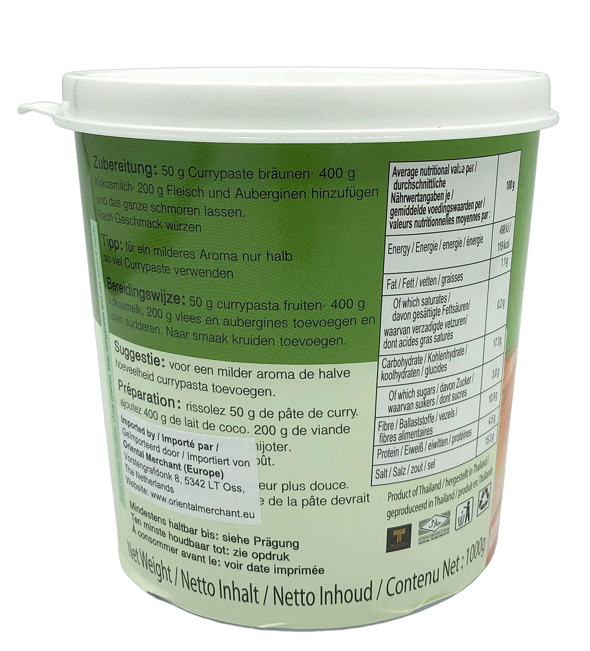 Mae Ploy Green Curry Paste / 35 Ounce (Pack of 1) / 1 Curry Sauce