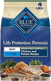 Blue Buffalo Life Protection Formula Chicken & Potatoes Dry Dog Food, 4 lb