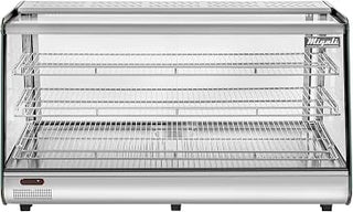 Migali C-HCT47 47" Wide Heated Counter-top Display Case, Straight Glass, Rear Sliding Doors