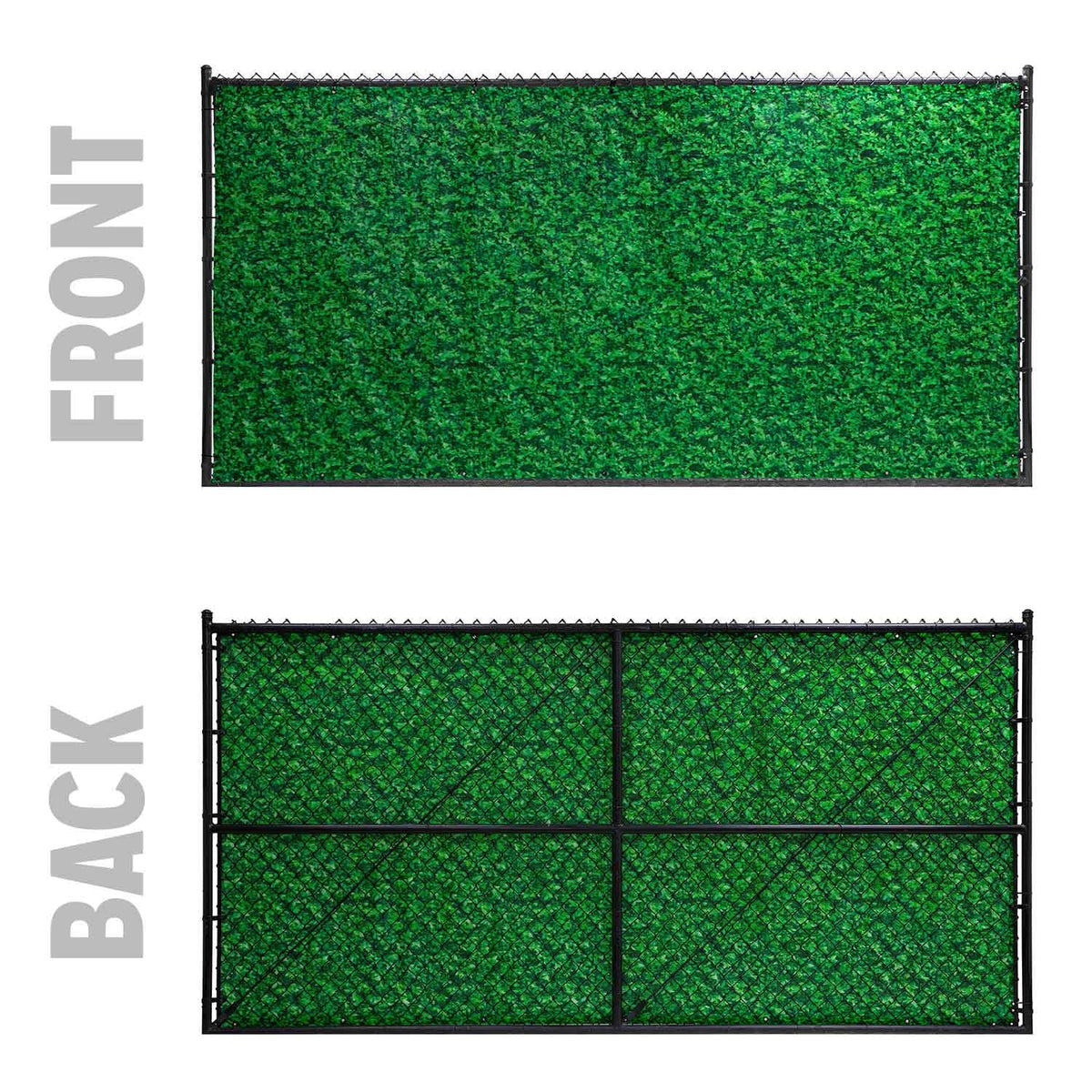 Ligustrum Ficus Double-Sided Scenic Fence Screen (6ft x 50ft) by FenceScreen – 6ft x 50ft, Vinyl, Green, Model 210-5850-LFH