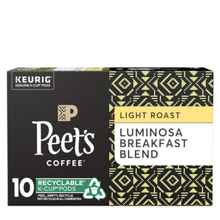 K-Cup Pack Colombia Luminosa by Peet's Coffee – 10 Count (Pack of 1), Model 507088