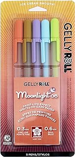 SAKURA OF AMERICA GELLY ROLL MOONLIGHT SOLAR 5/PK