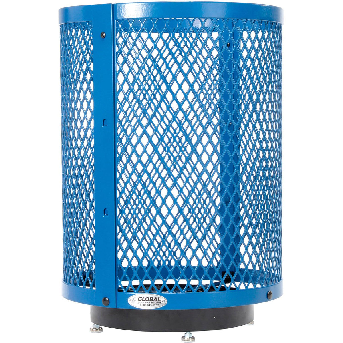 Global Industrial Blue / Industrial / 36.0 gallons Trash, Recycling & Compost