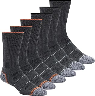 Skechers Men's Work Crew Socks (6-Pack)