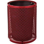 Global Industrial Red / 23.5 inches (Diameter) x 40 inches (Height) / Industrial Trash, Recycling & Compost