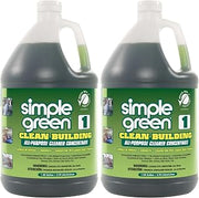 Simple Green Industrial SMP11001 Clean Building All-Purpose Cleaner Concentrate, 1gal Bottle (Pack of 2)