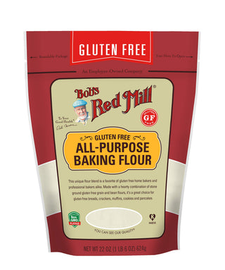 Gluten Free All Purpose Baking Flour by Bob's Red Mill – 22 Ounce (Pack of 1), Light tan, Model 1600S224
