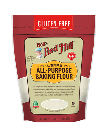 Gluten Free All Purpose Baking Flour by Bob's Red Mill – 22 Ounce (Pack of 1), Light tan, Model 1600S224