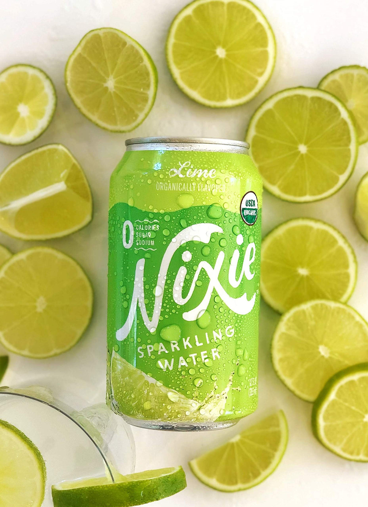Nixie Lime / 12 Fl Oz (Pack of 24) / 24 Carbonated Water