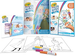 Crayola Color Wonder 7503 Comfort Paint Without Stain Theme Frozen Creative Activity Set for Children Age 3,4,5 Years