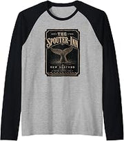 The Spouter-Inn New Bedford Sign from the Moby-Dick Novel Raglan Baseball Tee