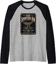The Spouter-Inn New Bedford Sign from the Moby-Dick Novel Raglan Baseball Tee