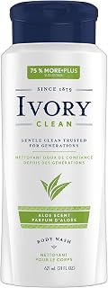 Ivory Clean Aloe Body Wash 21 oz Packaging may Vary