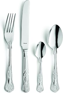 Amefa Monogram Kings 16 Piece Boxed Flatware Set for 4 people