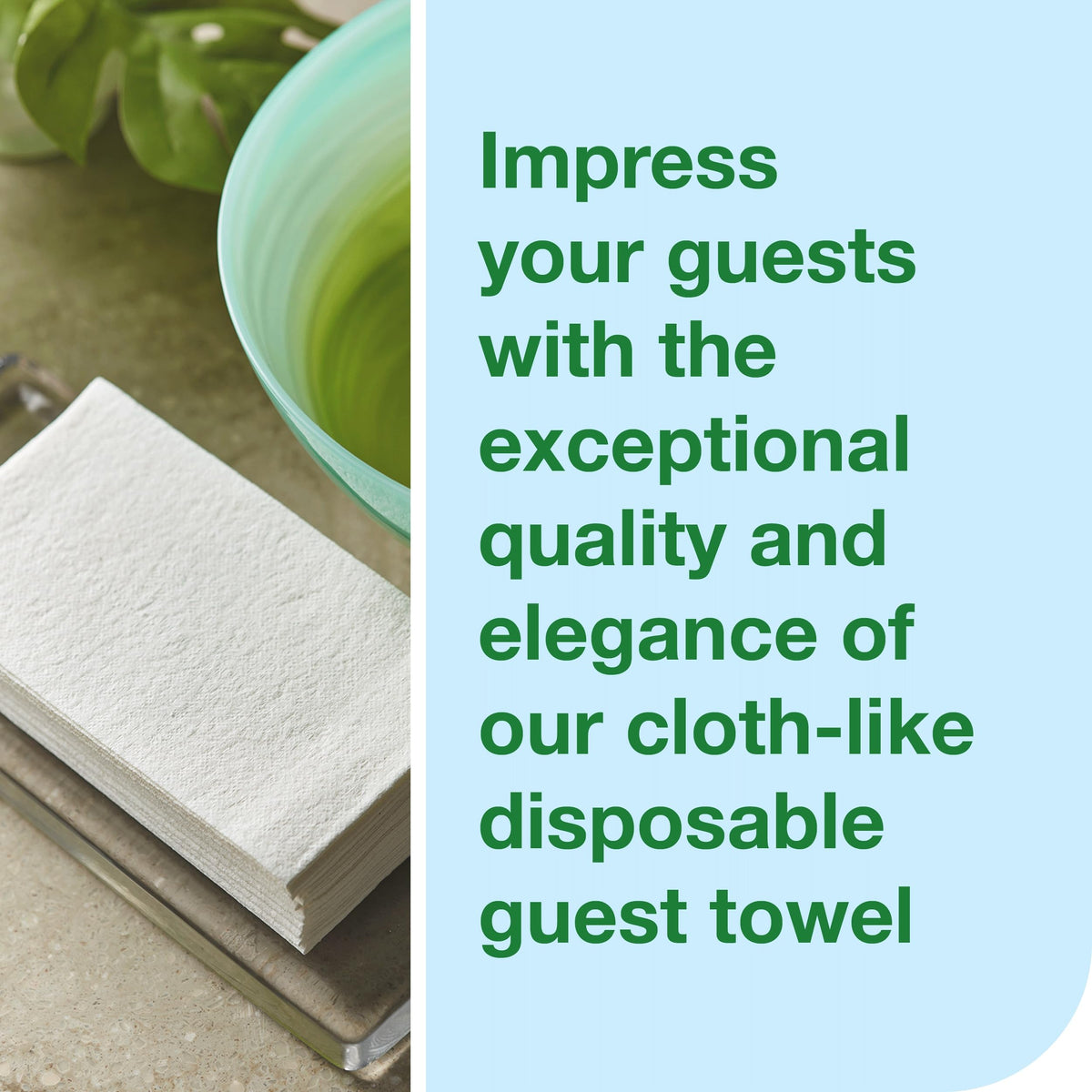 Tork LinStyle Valet Guest Towel White – 1/6 Fold, 5 x 100 Towels, 716001