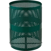 Global Industrial Green / 23.5 inches (Diameter) x 40 inches (Height) / Industrial Trash, Recycling & Compost