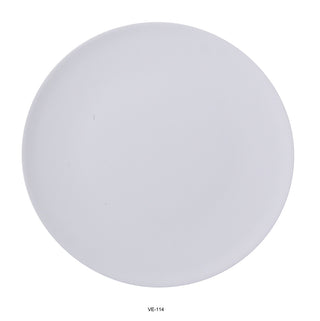 Venice Melamine Italian Style Round Pizza Plate 14" Box of by Yanco – Large, Melamine, White, Pack of 12, Model VE-114
