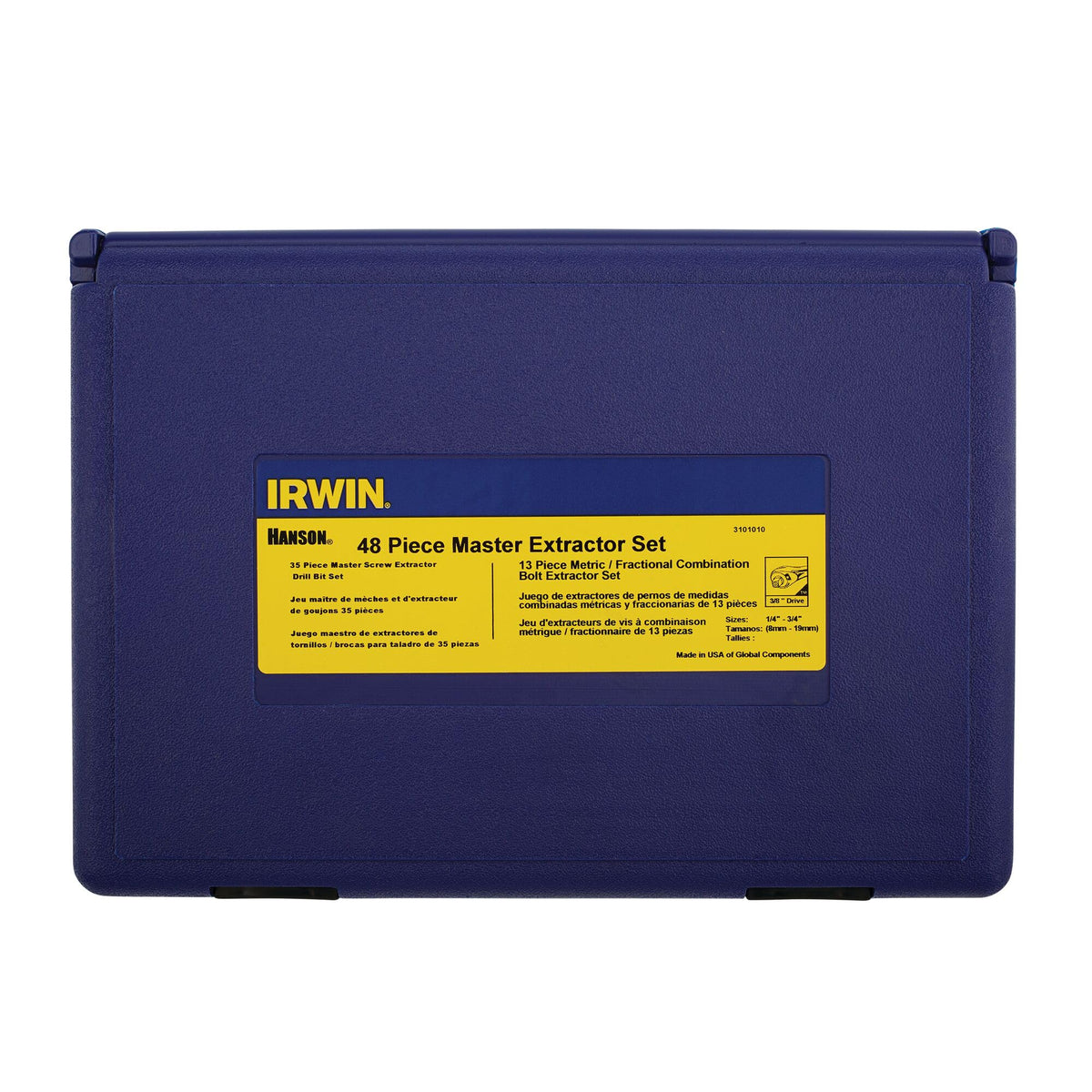 HANSON Master Extraction Set by IRWIN – Cobalt Alloy Steel, Model 3101010