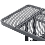 Global Industrial Grey / Industrial / 96 inches x 30 inches x 29.5 inches Picnic Tables