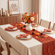 Batiyeer Thanksgiving Table Setting Kit, 71 Pieces, Terracotta