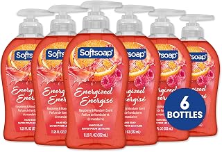 Softsoap Liquid Hand Soap, Raspberry & Mandarin Scent, 11.25 fl oz (6 Pack)