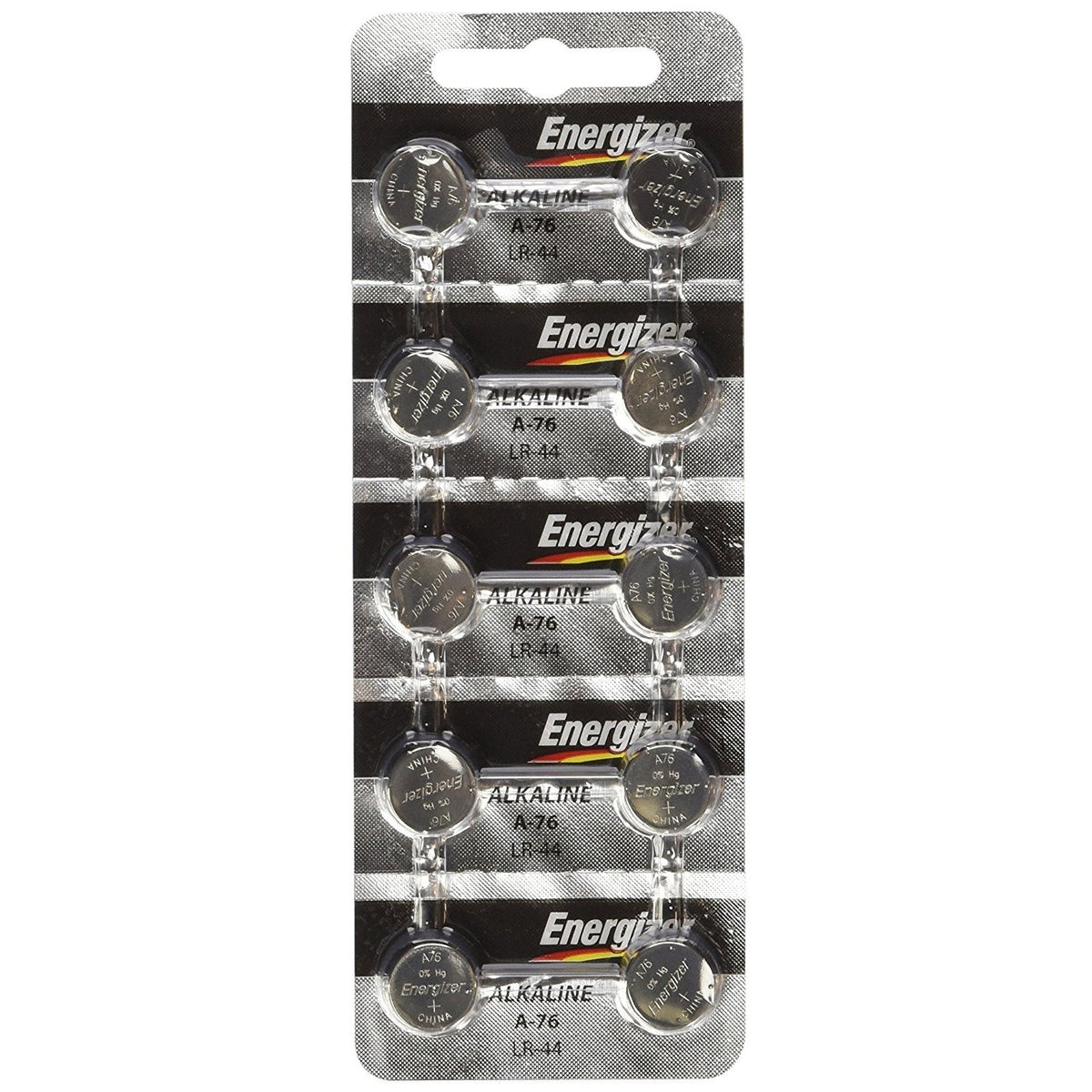 LR44 1.5V Button Cell Battery 10 pack (Packaging may vary) by Energizer – 10 Count (Pack of 1), Pack of 10, Model ES-LKGE-6ZD6
