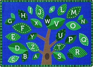 Joy Carpets Leafy Letters 7'8" x 10'9" Rug