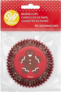 Wilton Standard Baking Cups 75/Pkg-Gingerbread Boy
