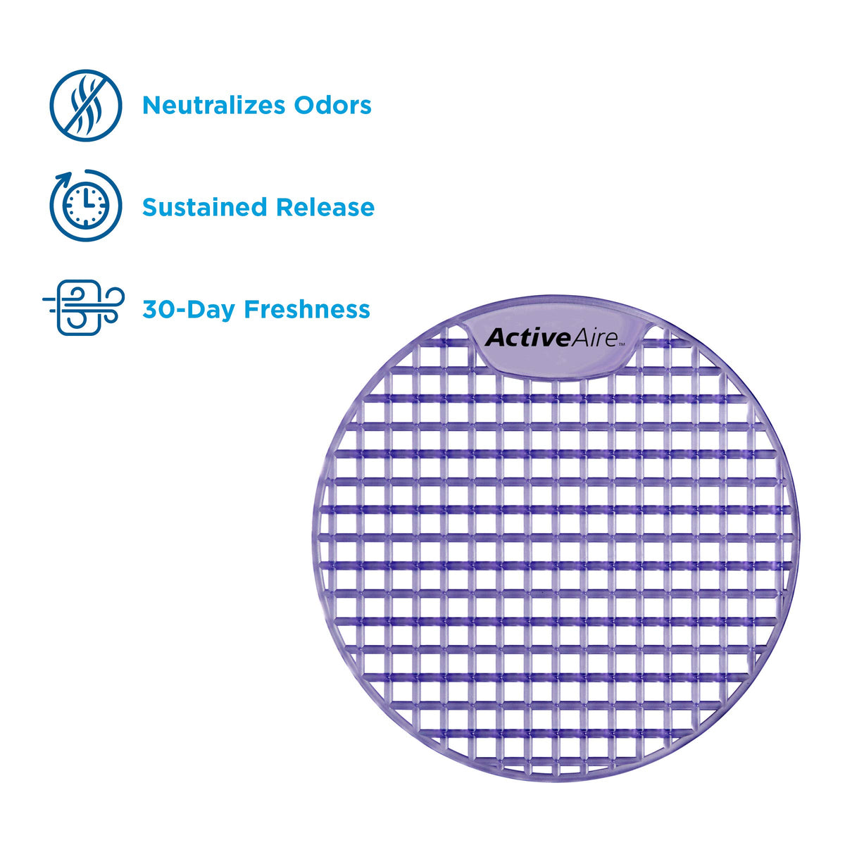 ActiveAire Deodorizer Urinal Screen by GP PRO (Georgia-Pacific) – Regular, Lavender, Pack of 12, Model 48272