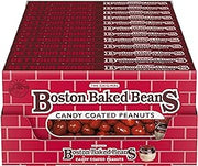 Wonka Boston Baked Beans, Candy-Coated Peanuts,?Sweet & Salty, 4.3 Ounce Theater Candy Boxes (Pack of 12)