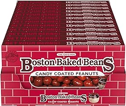 Wonka Boston Baked Beans, Candy-Coated Peanuts,?Sweet & Salty, 4.3 Ounce Theater Candy Boxes (Pack of 12)
