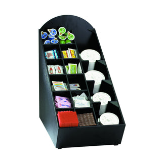 Countertop Lid by DISPENSE-RITE – Polystyrene, Black, Model NLO-WVL