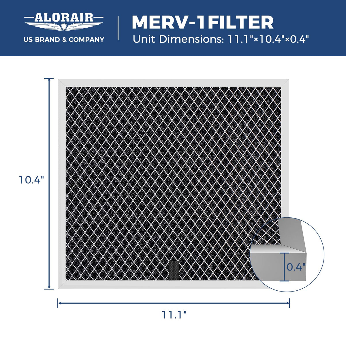 Replacement Filter for Helios MP55 Crawl Space Dehumidifier by ALORAIR – 120.0 pints, Model Helios MP55 Filter 1 Pack