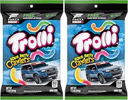 Trolli Sour Gummy Worms, Sour Brite Crawlers, Original Flavor, 7.2 Ounce | Pack of 2