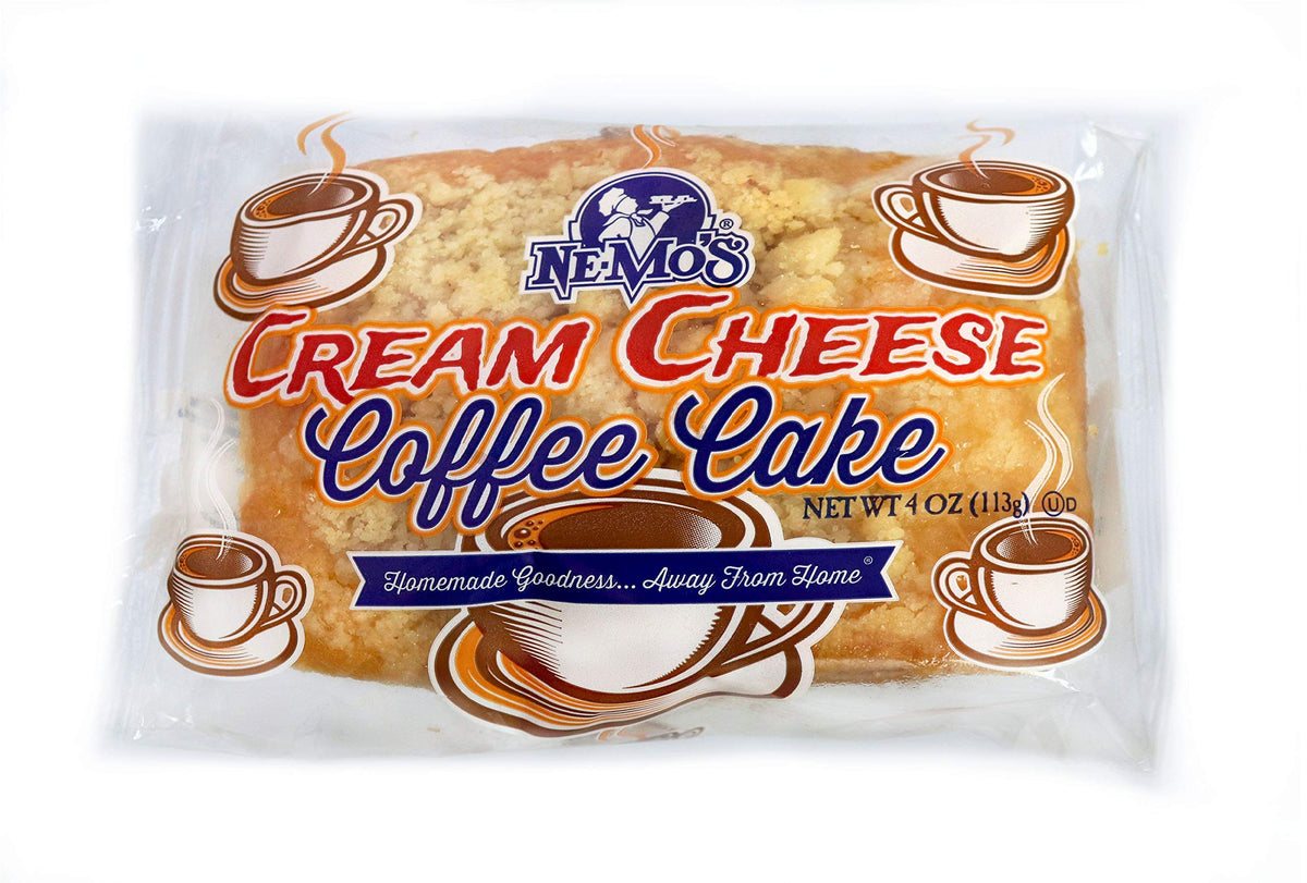 Bakery Cream Cheese Coffee Cake - 12 Pack by NE-MO'S – 1 Count (Pack of 12), Pack of 12
