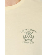 Men's Country Club Tee by TravisMathew – Medium, Cotton, Pear Sorbet, Model A46216