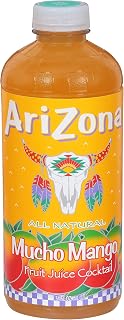 Arizona, Muncho Mango Fruit Juice Cocktail, 34 Fl Oz
