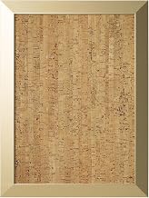 MasterVision Kamashi Personal Natural Cork Message Board + 6 Push Pins, 24" x 18", Gold Wood Frame