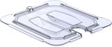 Carlisle FoodService Products 10311U07 StorPlus Sixth Size Polycarbonate Universal Handled Notched Food Pan Lid, Clear