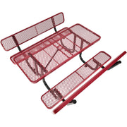 Global Industrial Red / Industrial / 1 Picnic Tables